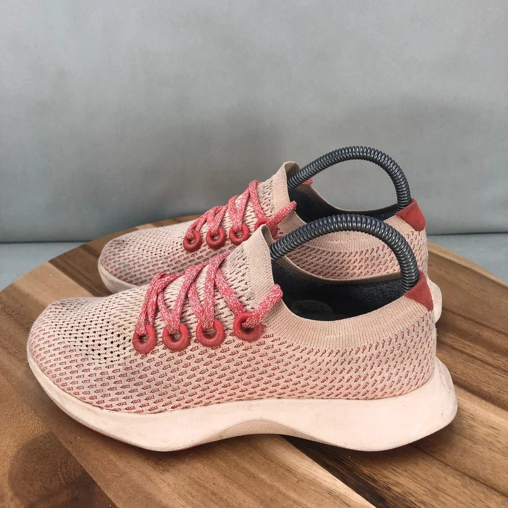 Allbirds Wool Runner TD Womens 7.5 Pink Coral Running Shoes Sneakers Lightweight